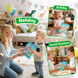 Набор для рисования Joycat: популярный мультяшный альбом для раскрашивания и рисования, акварельные карандаши и бумага для детей - Product Image 2