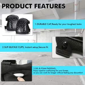 Coussin en gel EVA taille unique robuste carrelage genouillères Support flexible Construction utilisation <span class=keywords><strong>de</strong></span> <span class=keywords><strong>jardin</strong></span> outil en nylon EVA <span class=keywords><strong>de</strong></span> protection - Product Image 5