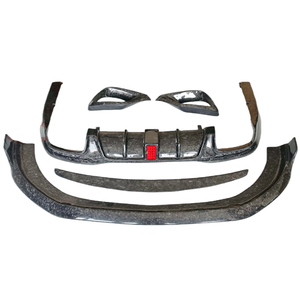 <span class=keywords><strong>Style</strong></span> B forgé en fibre de carbone lèvre avant pare-chocs avant évent diffuseur arrière aileron arrière pour mercedes-benz classe S W222 2018-2019 - Product Image 1