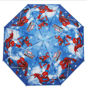 <b>Sunscreen</b> children's umbrella - Various cartoon pattern designs - Semi-automatic - Polyester fiber material - Sun protection and - Product Image 5