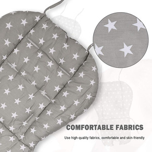 7609 <span class=keywords><strong>universel</strong></span> Machine lavage étoile impression motif <span class=keywords><strong>chaise</strong></span> <span class=keywords><strong>haute</strong></span> doux siège <span class=keywords><strong>coussin</strong></span> de Protection avec cravate fixe pour bébé <span class=keywords><strong>chaise</strong></span> de salle à manger - Product Image 4