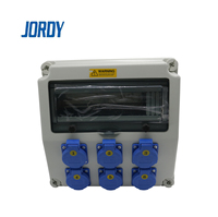 Prises multi-prises industrielles étanches boîte combinée boîte de distribution d'énergie 2P + E 16A accepter la personnalisation