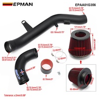 Sistema de Admisión de Aire Frío de Alto Flujo EPMAN para BMW M2 M3 F80 M4 F82 F83 S55 3.0L 2015-2021 EPAA01G356