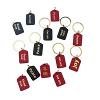 Llavero de coche de aleación de zinc de estilo nacional chino, semiterminado, con estampado dorado de doble cara y símbolos auspiciosos.
