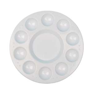 <span class=keywords><strong>Palette</strong></span> de peinture d'artiste de <span class=keywords><strong>prix</strong></span> usine 10 puits huile acrylique et plastique blanc d'<span class=keywords><strong>aquarelle</strong></span> pour la peinture - Product Image 1