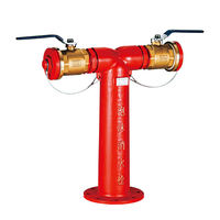 Bouche d'incendie en mousse de type pilier de qualité supérieure bouche d'incendie en mousse au sol extérieure pour système d'extinction d'incendie DN100/150