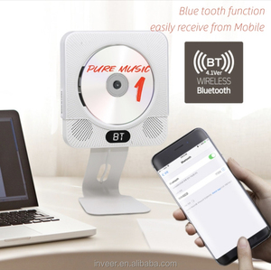 Lecteur CD mural Inveer WM 01BT, radio <span class=keywords><strong>FM</strong></span>, lecteur audio domestique, haut-parleurs intégrés 2*5W, télécommande, prise en charge OEM - Product Image 4