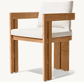 Conjunto de Comedor Contemporáneo de 6 Plazas para Hoteles, Jardines Exteriores, con Mesa Moderna de Ratán y Teca, Patios de Aluminio, Apartamentos - Product Image 5