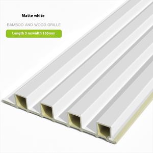 ตะแกรงไม้ไผ่ไฟเบอร์แผงผนังขนาดใหญ่สำหรับพื้นหลังทีวีเพดานเว้ารูปทรงเรขาคณิต - Product Image 6