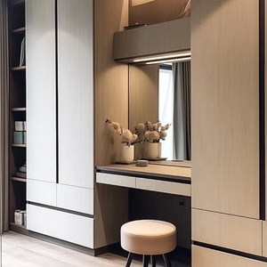 China Home Custom Module Storage Bedroom Set Furniture <b>Portable</b> Adjustable Minimalist <b>Wardrobes</b> for Apartment Hotel Villa - Product Image 4