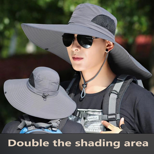 OEM chapeau de <span class=keywords><strong>soleil</strong></span> pour hommes femmes protection large bord seau chapeau imperméable pliable Boonie pêche en plein air randonnée plage <span class=keywords><strong>pare</strong></span>-<span class=keywords><strong>soleil</strong></span> chapeau - Product Image 2