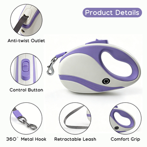 Correa LED para Perros Grandes y Medianos, Accesorios para Pasear Mascotas al Aire Libre - Product Image 5
