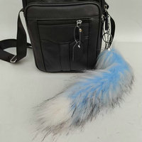 Pendentifs en fourrure pour femmes, en fausse fourrure de renard, en peluche, colorés, pour l'hiver, vente en gros et sur mesure