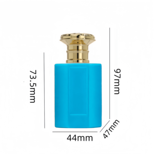 Flacon en verre floqué velours 50ml, luxe, vide, logo personnalisé, flacons de parfum arabes <span class=keywords><strong>Armaf</strong></span>. - Product Image 6