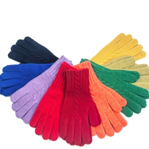 Ladies Winter <strong>Gloves</strong> with Custom Logo Soft Knit and Long Ribbed Cuffs for Cycling and Outdoor Casual Scenes - Product Image 2