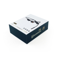Couvercle en gros d'usine et emballage de boîte de base pour écouteurs de sport bluetooth emballage de produit avec manuel personnalisé