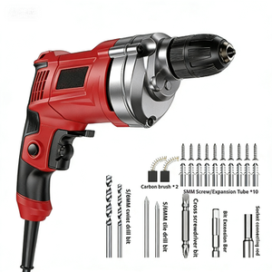 ไขควงไฟฟ้า 10 มม. ชุดเครื่องมือแบบมีสาย ชุดเครื่องมือเจาะ ชุดเครื่องมือไฟฟ้า เครื่องเจาะ สำหรับ<span class=keywords><strong>งาน</strong></span>ปรับปรุงเล็กๆ ฮาร์ดแวร์ - Product Image 1