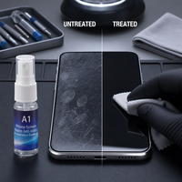 Protecteur d'écran liquide de qualité industrielle A1, nano micro-silice, céramique invisible modifiée, anti-rayures, anti-traces de doigts