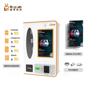 Good quality can support ads video and credit card pay vending machine for condom