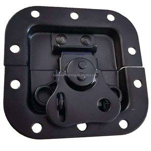 Chốt Bướm Nhỏ Trong Đĩa Đơn Giản Vỏ Máy Bay Phần Cứng Vỏ Máy Bay Bọc Màu Đen Khóa Chốt Kéo Xoắn Bằng Thép Cho Hộp - Product Image 4