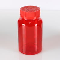 40 Dr Capsule Bouteille en plastique Emballage de pilules Conteneurs avec couvercle en plastique résistant aux enfants
