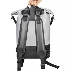 Cross-Border Hot Sale Outdoor Waterproof PVC Sports Hiking Rafting Camping Bucket Backpack Double Shoulder Bag 25L Unisex - Product Image 3