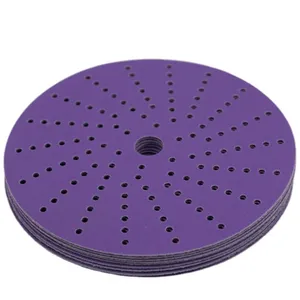 Sanding Paper Factory Direct 6inch 150mm Super Soft Sanding Disc Sandpaper Surface Paint Repair Flocking Sanding Paper