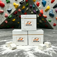 Bloc de craie de gym 56g en carbonate de magnésium pour plateformes d'haltérophilie olympique, clubs d'entraînement de force et salles de musculation