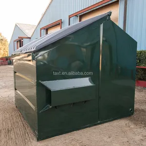 8 Yard Hook Lift Container kommerzieller Abfall- und Recycling-Kartusche Ein-/Ausroll für Fertigungsanlagen und Farmen