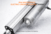 Actionneur électromécanique à aimant permanent durable de 500 mm, 24 V/48 V, 4000 tr/min, entraînement linéaire pour maison intelligente, appareils électroménagers, IP65/IP66