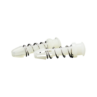 Rivets à ressort pour dissipateur de chaleur HSR-9-4, Nylon 66, fixation par enfuitement, rivets pour dissipateur de chaleur en nylon avec ressort en acier pour montage sur circuit imprimé