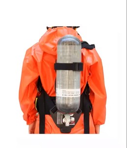 Áp lực tích cực Air mặt nạ <span class=keywords><strong>6.8L</strong></span> xách tay <span class=keywords><strong>SCBA</strong></span> thở Bộ máy áp lực tích cực chữa cháy thiết bị - Product Image 4