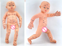 Modelo de Bebé para Acupuntura, Muñeco Infantil, Modelo Humano, Puntos de Acupuntura Universales, Simulación de Masaje Infantil, CE/ISO