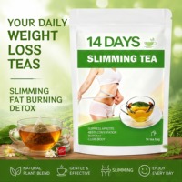 Thé Minceur 14 Jours – Sachet Détoxifiant Naturel aux Herbes pour la Perte de Poids et l'Élimination de la Graisse Abdominale – Boisson Détox Quotidienne pour le Bien-être