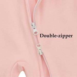 Pijama de Punto de Algodón para Bebé, Ropa Infantil con Puños de <span class=keywords><strong>Manoplas</strong></span>, Doble Cremallera, para <span class=keywords><strong>Dormir</strong></span>, para Otoño/Invierno - Product Image 6