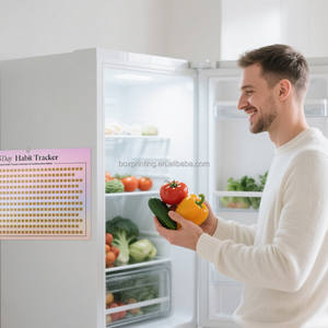 Affiche de suivi des habitudes et planificateur d'objectifs avec logo personnalisé, coloré, pour le yoga, le fitness, les défis de style de vie à gratter - Product Image 5