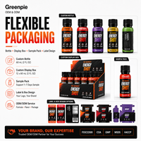 Greenpie OEM Marque Privée Saveur Agrumes et Baies Prêt à Boire Complément Liquide Sportif Pré-Entraînement Shot Énergétique