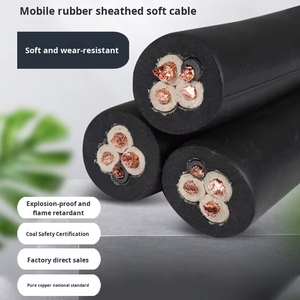 My-0.38/0.66kv 3x95 + 1x25 điện thoại di động cao su vỏ linh hoạt 3-stranded vuông chống cháy nổ than mỏ Cáp - Product Image 3
