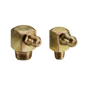 Graisseurs hydrauliques 90 filetés, DIN 71412 type H3/S, idéaux pour la lubrification des machines et équipements industriels. - Product Image 1