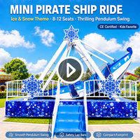 Bateau Balançoire Mini Pirate à Prix de Gros, Attraction Thème Neige et Glace, Manèges pour Enfants pour Parc d'Attractions à Vendre