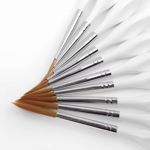 Offre Spéciale Keep Smiling – Ensemble de <span class=keywords><strong>Pinceaux</strong></span> Professionnels pour Peinture à l'Huile et <span class=keywords><strong>Aquarelle</strong></span>, Poils en Nylon, pour Acrylique et Huile – Vente en Gros - Product Image 5