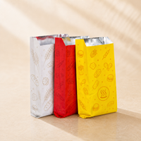 Sacs isothermes en aluminium épais, imperméables et résistants à l'huile, portables pour les barbecues à emporter, impression de logo personnalisée disponible