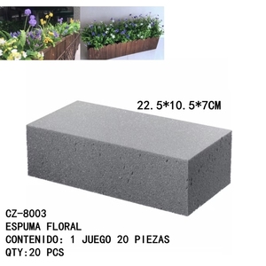 Blocchi di schiuma floreale composizione floreale artigianato Polyfoam Ecofriendly portatile creativo elegante elegante - Product Image 1