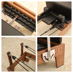 Walunt Roble Madera <span class=keywords><strong>Pilates</strong></span> Reformer Máquina para Estudio y Gimnasio en Casa Equipo de Ejercicio - Product Image 2