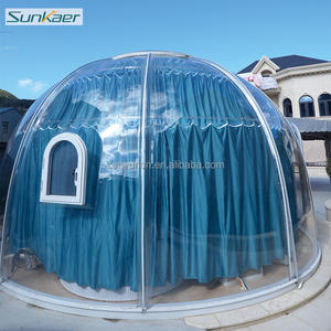 Dôme de <span class=keywords><strong>spa</strong></span> <span class=keywords><strong>gonflable</strong></span> Sunkaer, qualité assurée, en aluminium, rétractable, pour jacuzzi, <span class=keywords><strong>maison</strong></span> de soleil, tente à bulles DIY - Product Image 3