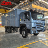 Sinotruk Howo 8x4 12 roues Fast Gear Diesel Carburant Euro 2/3 Conteneur Cargo Van Truck