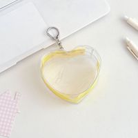 Sac à langer coloré en forme de cœur, mini sac à fermeture éclair, sac de poussette, pochette PVC Kiss, sac de rangement pour la décoration extérieure de bébé