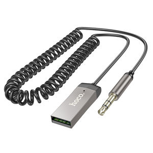 Adaptateur Hoco E78 Aux vers <span class=keywords><strong>Bluetooth</strong></span> 5.3, récepteur <span class=keywords><strong>Bluetooth</strong></span> 3,5 mm pour voiture, kit <span class=keywords><strong>USB</strong></span> 2.0 vers prise <span class=keywords><strong>jack</strong></span> 3,5 mm - Product Image 3