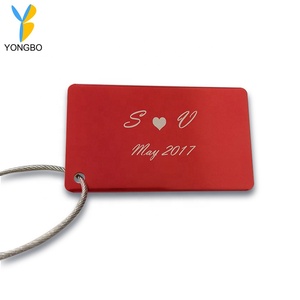 Metal Aluminum Airplane Luggage Tag for Travel - Product Image 5