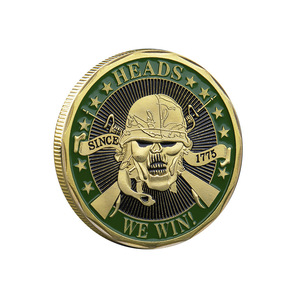 Monete Commemorative Sfida <span class=keywords><strong>Testa</strong></span> o Coda, Oro e Argento, con Teschi, <span class=keywords><strong>Testa</strong></span> e Coda, Vincita o Sconfitta - Product Image 1